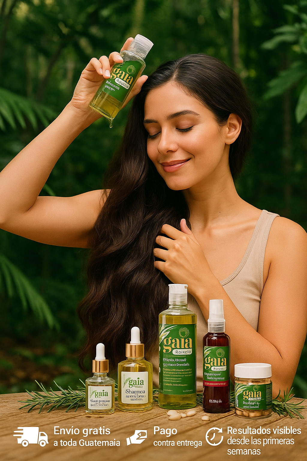 Tratamiento anticaida y cremiento - Kit capilar con Romero