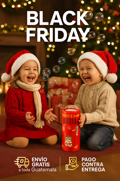 MAQUINA NAVIDEÑA DE BURBUJAS (IM6117)