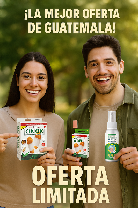 COMBO UNICO SPRAY PARA HONGOS + PARCHES KINOKI GRATIS!!