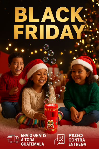 MAQUINA NAVIDEÑA DE BURBUJAS (IM6117)