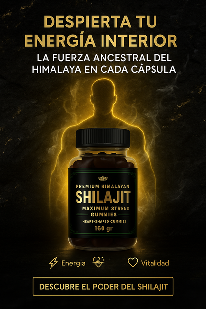 Shilajit Gummies: Vitalidad Masculina Al Máximo.