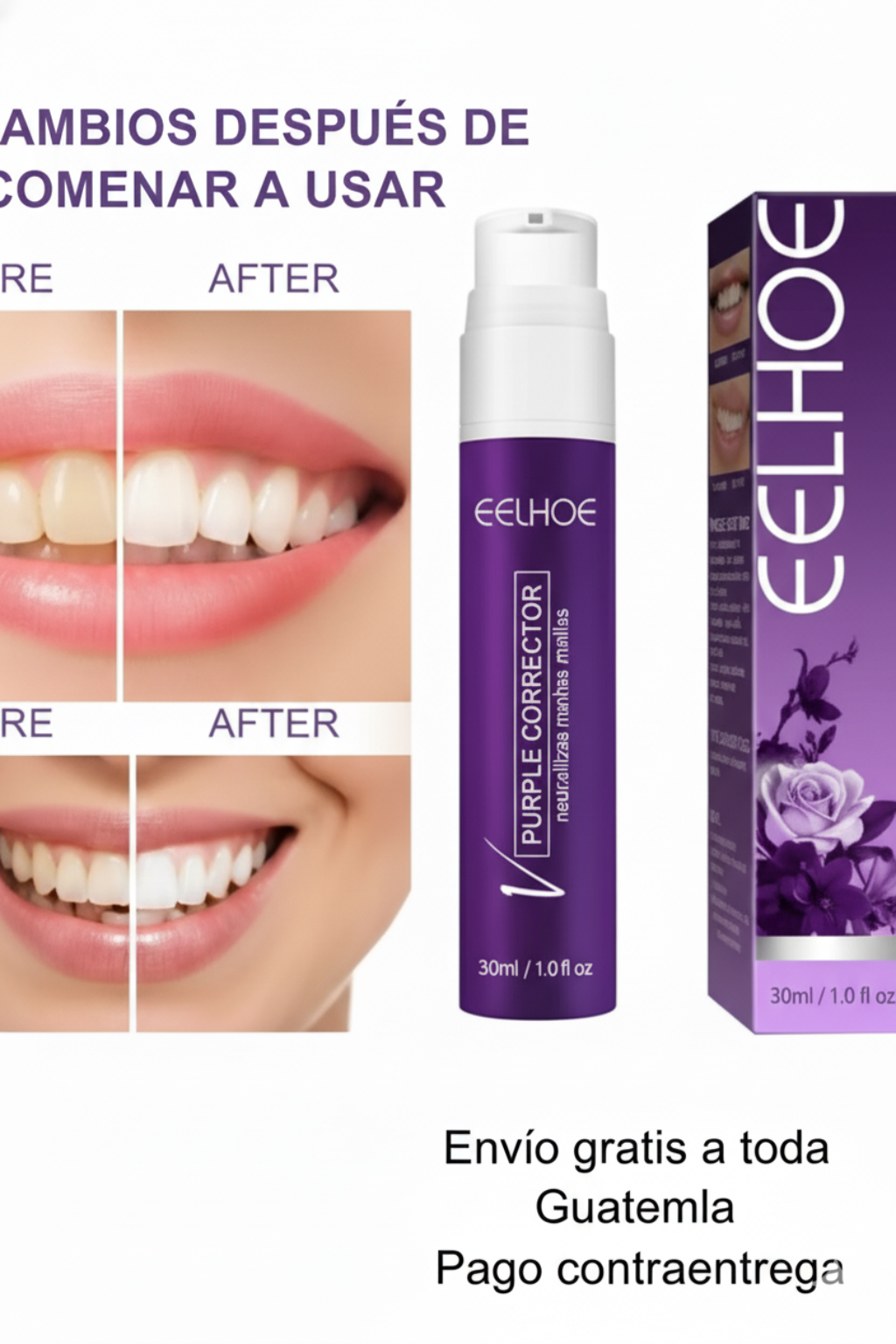 CREMA MORADA - BLANQUEA, BRILLA Y SONRIE🌟