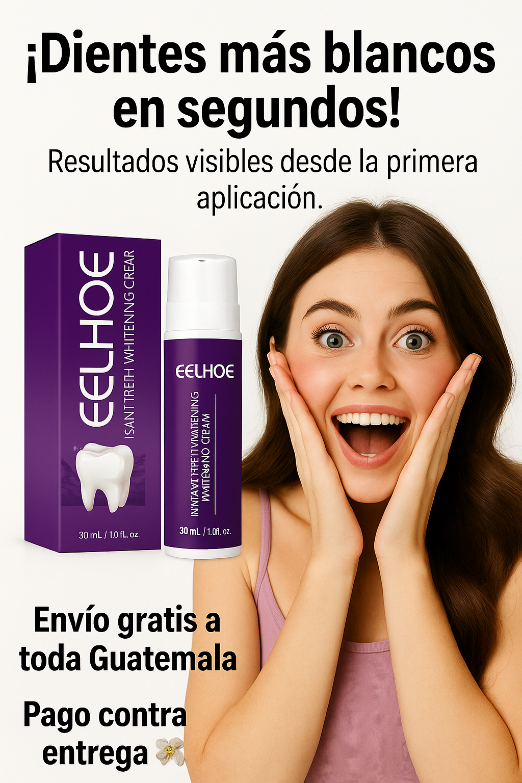 CREMA MORADA - BLANQUEA, BRILLA Y SONRIE🌟